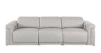1126 Divanitalia 3-Piece Modular Power Reclining Sofa in Top Grain Italian Leather with 3 Power Recliners & Power Headrests