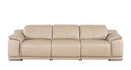 2679 Genuine Leather Sofa with Dual Power Recliners - Beige - SKU 2679-BEIGE-3.2-S-HT - view 3