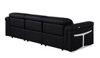 1126 Divanitalia 3-Piece Modular Power Reclining Sofa in Top Grain Italian Leather with 3 Power Recliners & Power Headrests