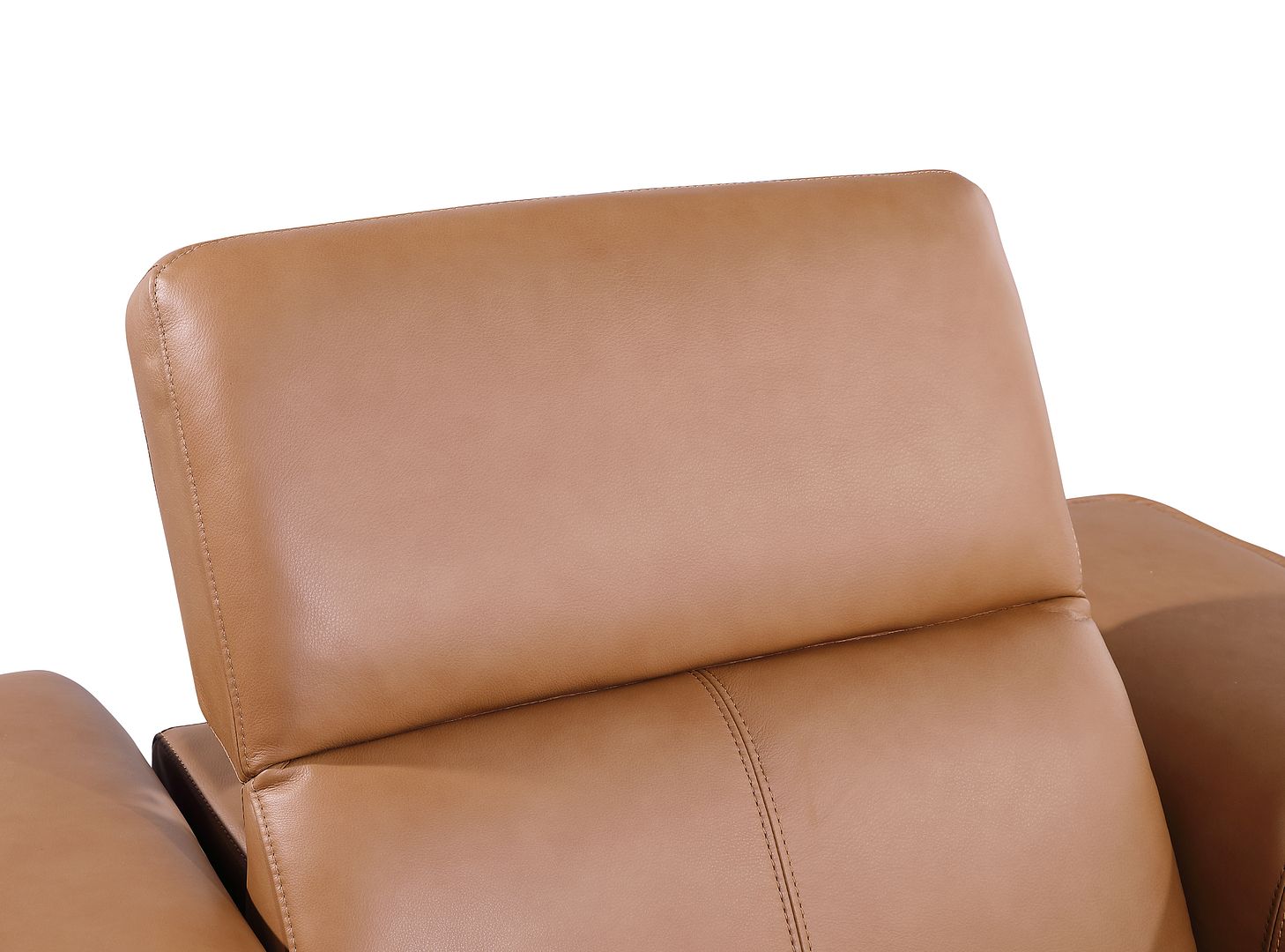 1224 Divanitalia 2-Piece Modular Power Reclining Loveseat in Top Grain Italian Leather with 2 Power Recliners & Power Headrests