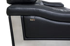 415 Divanitalia 2-Piece Sofa Set with Adjustable Headrest in Top-grain Italian Leather - Black - SKU 415- BLACK 2PC (S/L) - GROUP - view 10