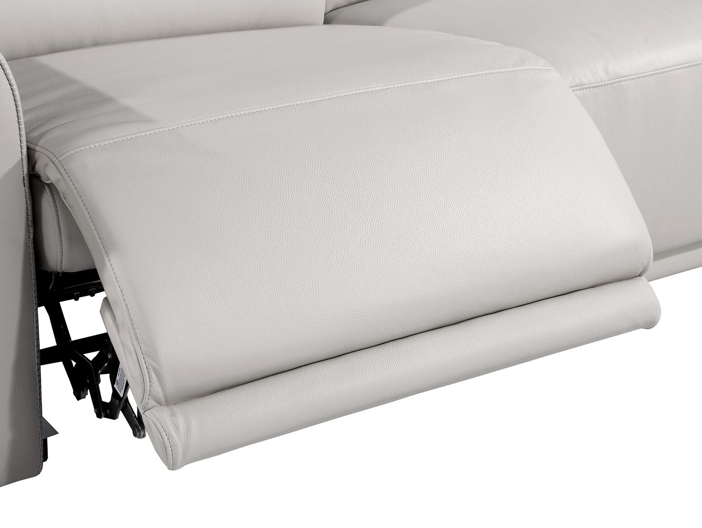 1126 Divanitalia Power Reclining Sofa in Top Grain Italian Leather with 2 Power Recliners & Power Headrests