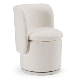 Divani Casa Norris - Modern Fabric Swivel Dining Chair