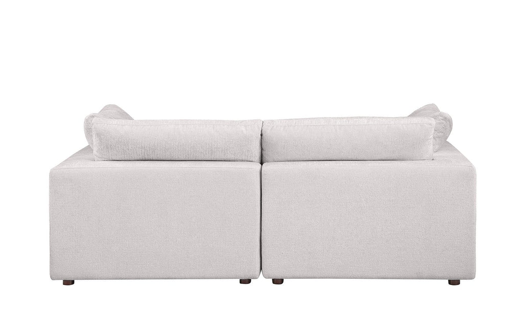 1100 Divanitalia Modular Loveseat - Top-grain Italian Leather