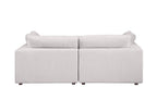 1100 Divanitalia Modular Loveseat - Top-grain Italian Leather