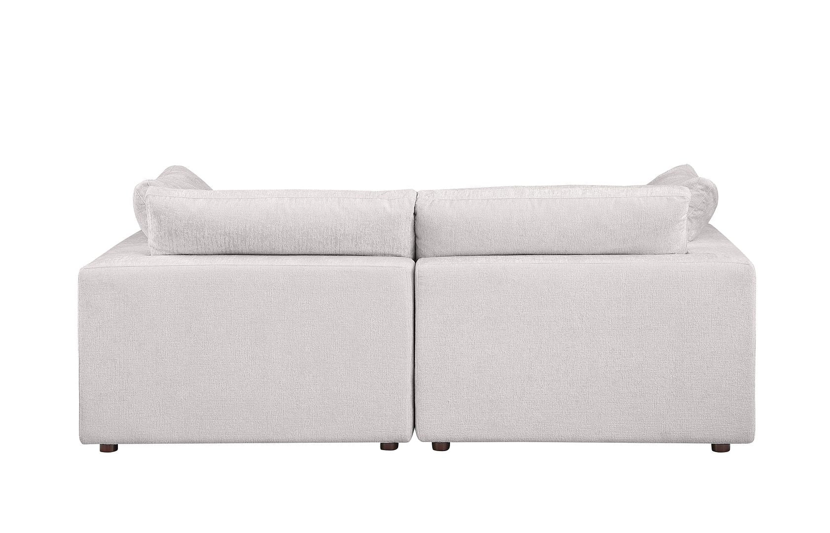 1100 Divanitalia Modular Loveseat - Top-grain Italian Leather