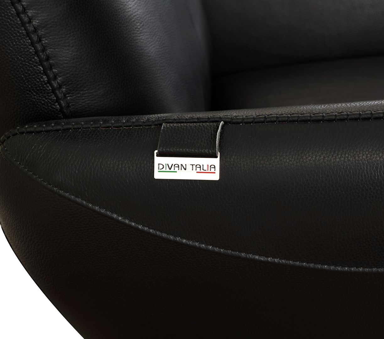 C74 Divanitalia Swivel Chair in Top-grain Italian Leather