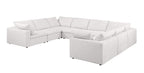 1100 Divanitalia 8-Piece U-Shaped Sectional Sofa in Top-grain Italian Leather