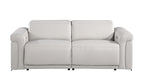 1126 Divanitalia Power Reclining Sofa, Loveseat & Chair Set in Top Grain Italian Leather with 5 Power Recliners & Power Headrests - Dark Grey - SKU 1126-LIGHT GREY-3PC - view 3