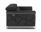 903 Divanitalia Loveseat with Adjustable Headrest in Top-grain Italian Leather