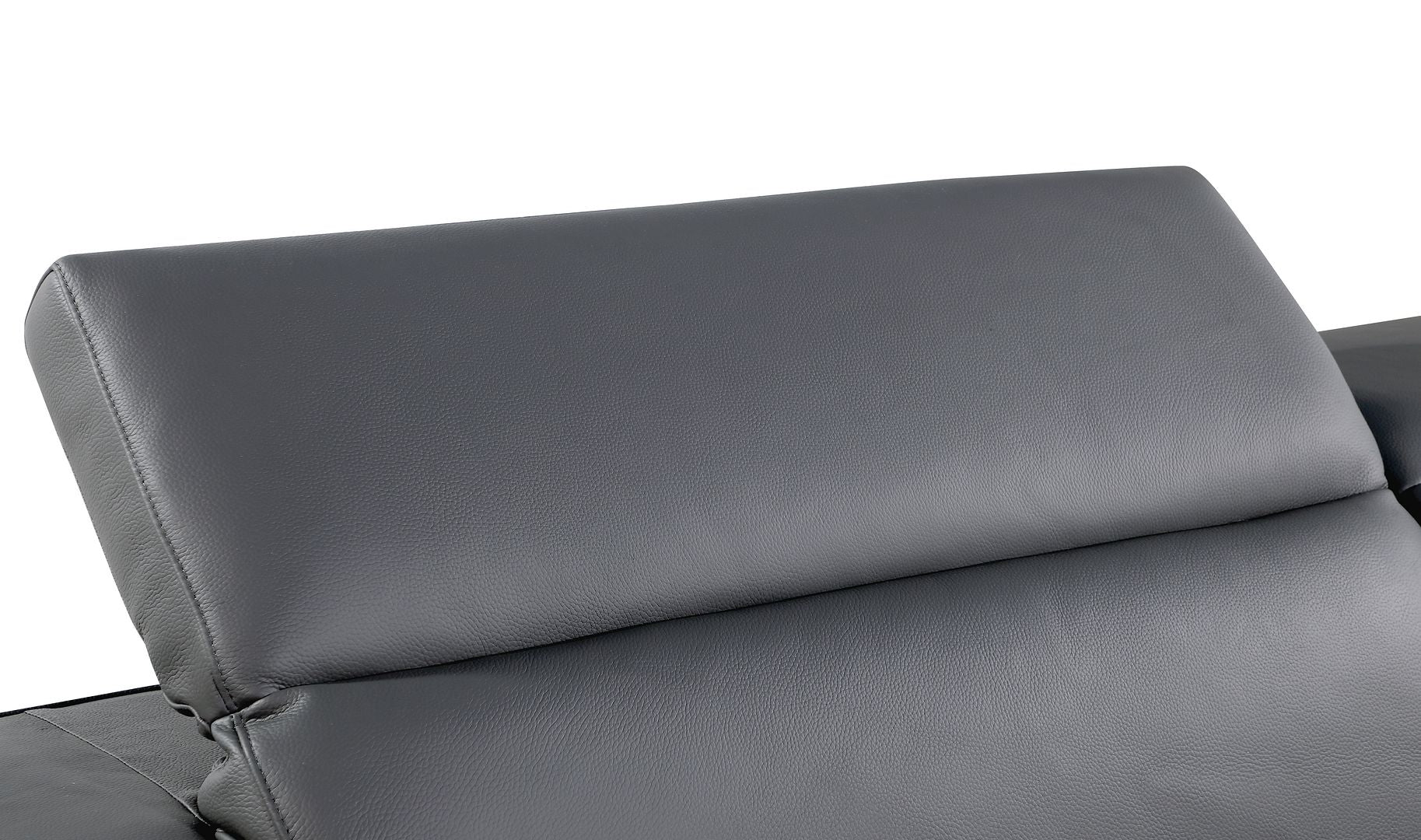 1120 Divanitalia Chair with Adjustable Headrest in Top-grain Italian Leather