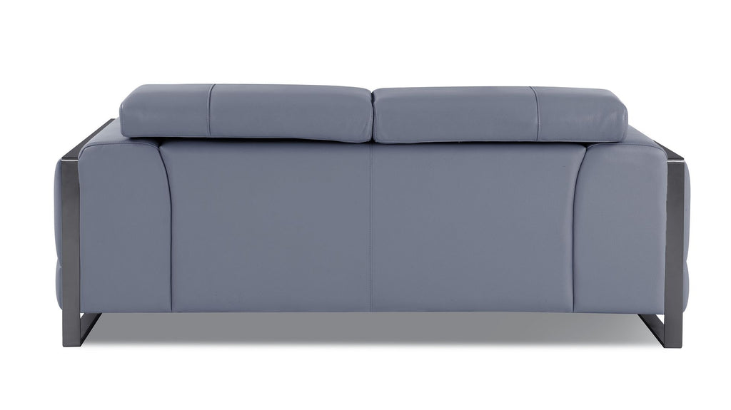 903 Divanitalia Loveseat with Adjustable Headrest in Top-grain Italian Leather