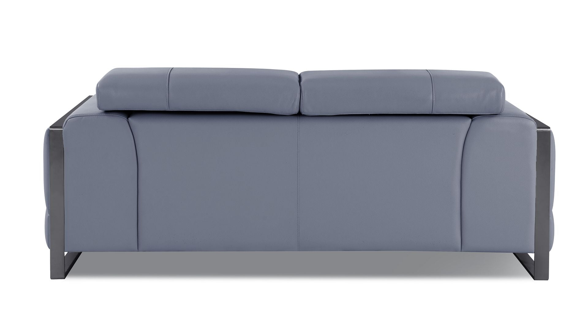 903 Divanitalia Loveseat with Adjustable Headrest in Top-grain Italian Leather