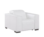 1208 Modular Leather Set with 6 Power Recliners & Power Headrests - White - SKU 1208-WHITE-7.6-HT-3PC - view 9