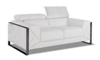 903 Divanitalia Loveseat with Adjustable Headrest in Top-grain Italian Leather