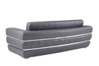 904 Divanitalia Sofa in Top-grain Italian Leather - Dark Grey - SKU 904-S-DARK GRAY - view 3