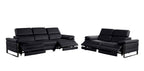 1246 Divanitalia Modular Power Dual Reclining Sofa and Loveseat Set with Power Headrests - Top Grain Italian Leather - Black - SKU 1246-BLACK-5.4-HT-2PC - view 4