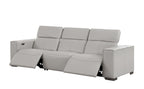 1208 Genuine Leather Triple Power Reclining Sofa
