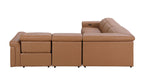 1126 Divanitalia 5-Piece L-Shaped Sectional Sofa in Top Grain Italian Leather with 3 Power Recliners & Power Headrests - Cognac - SKU 1126-COGNAC-SEC-5PC-3PWR-SECTIONAL-GROUP - view 7