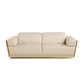 1111 Divanitalia Sofa with Adjustable Headrest in Top-grain Italian Leather