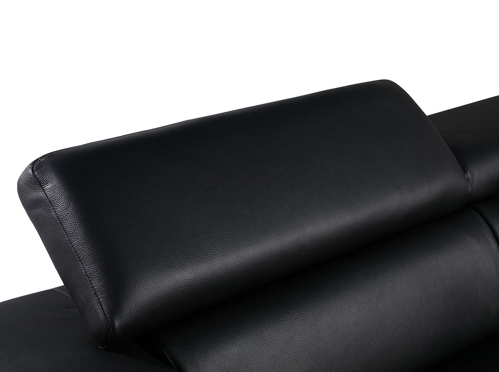 1140 Divanitalia Sofa with Adjustable Headrest in Top-grain Italian Leather