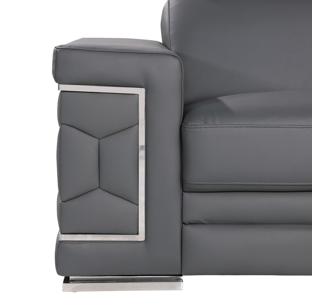 296 Genuine Loveseat - Grey - SKU 296-GREY-L - view 6