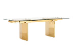 Nassim - Glam Glass Extendable Dining Table