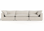 Garman - Modern Light Grey Modular Sectional Sofa - Modern Light Grey Modular Sectional Sofa - VGKKKF2651-MOD-GRY-SECT-3-Piece Sectional