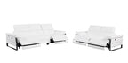 1246 Divanitalia Modular Power Dual Reclining Sofa and Loveseat Set with Power Headrests - Top Grain Italian Leather - White - SKU 1246-WHITE-5.4-HT-2PC - view 4