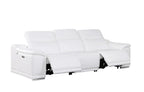 9762 Divanitalia 3-Piece Modular Power Reclining Sofa with 2 Power Recliners in Top Grain Italian Leather
