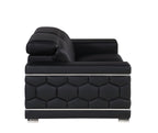 296 Genuine Loveseat - Black - SKU 296-BLACK-L - view 5