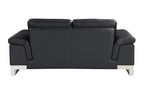 411 Divanitalia Loveseat in Top-grain Italian Leather