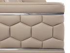 692 Divanitalia Chair with Adjustable Headrest in Top-grain Italian Leather - Beige - SKU 692-CH-BEIGE - view 8