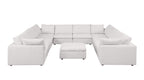 1100 Divanitalia 11-Piece U-Shaped Sectional Sofa in Top-grain Italian Leather