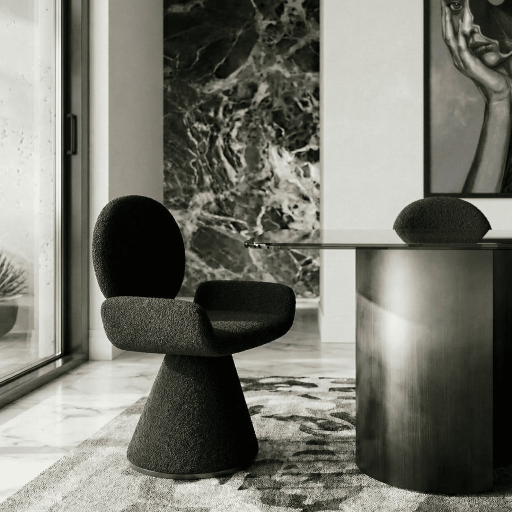 Neptune - Contemporary Fabric Dining Chair