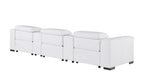 1208 Leather Sofa with 3 Power Recliners and Two Storage Consoles