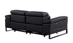 1246 Divanitalia Top Grain Italian Leather Loveseat with Power Headrest