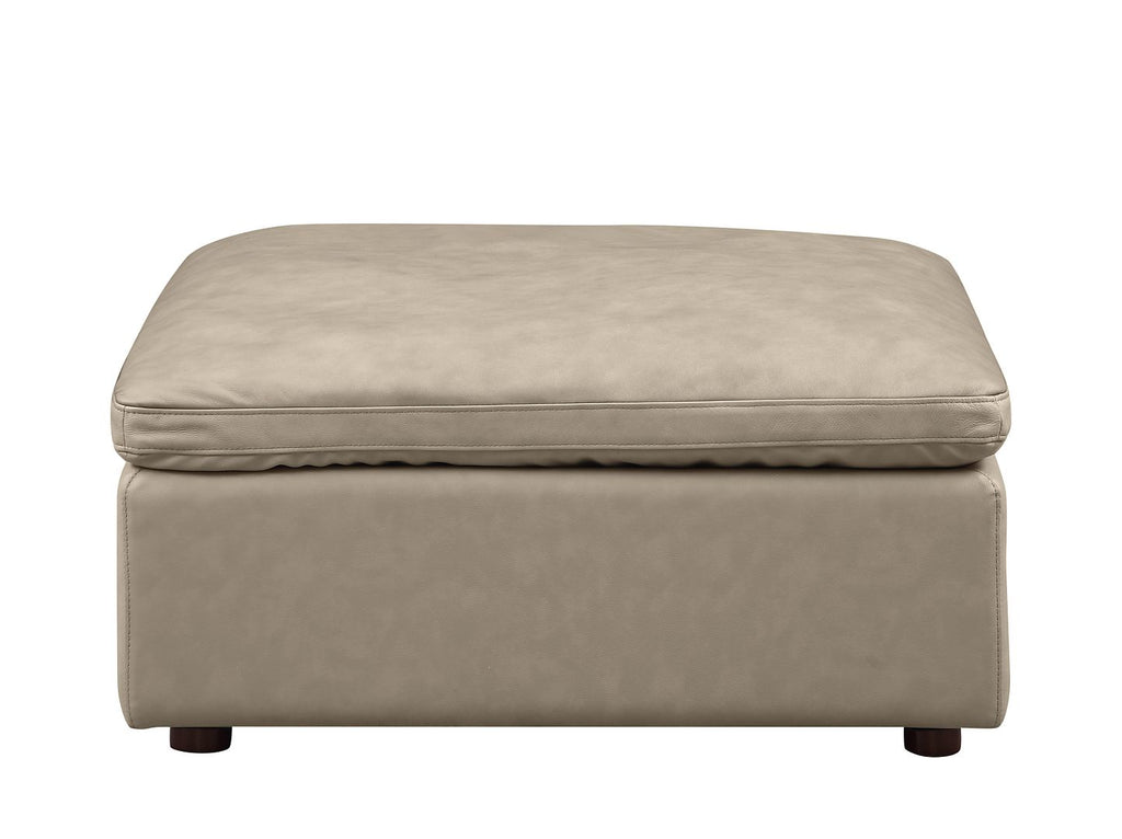 1100 Divanitalia 5-Piece Left Arm Facing 3-Seat Sectional Sofa - Top-grain Italian Leather