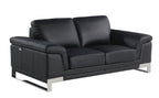 411 Divanitalia Loveseat in Top-grain Italian Leather