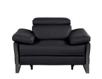 1246 Divanitalia Power Reclining Arm Chairwith Power Headrests - Top Grain Italian Leather