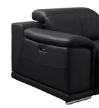 2679 8-Piece U-Shaped Power Reclining Sectional Sofa in Genuine Leather - 4 Recliners