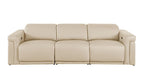 1126 Divanitalia 3-Piece Modular Power Reclining Sofa in Top Grain Italian Leather with 3 Power Recliners & Power Headrests