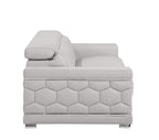 296 Modern Genuine Leather 2-Piece Sofa Set - Light Grey - SKU 296-LT-GREY-2PC - view 9