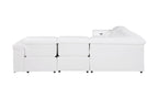 1126 Divanitalia 5-Piece L-Shaped Sectional Sofa in Top Grain Italian Leather with 3 Power Recliners & Power Headrests - White - SKU 1126-WHITE-SEC-5PC-3PWR-SECTIONAL-GROUP - view 6