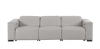 1208 Genuine Leather Triple Power Reclining Sofa