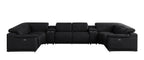 2679 8-Piece U-Shaped Power Reclining Sectional Sofa in Genuine Leather - 4 Recliners