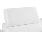 1246 Divanitalia Top Grain Italian Leather Loveseat with Power Headrest