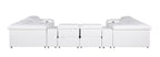 1116 Divanitalia 8-Piece U-Shaped Sectional Sofa in Top Grain Italian Leather with 4 Power Recliners & Power Headrests - White - SKU 1116-WHITE-8PC-4PWR-U-SECTIONAL-GROUP - view 7