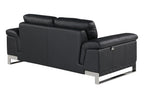 411 Divanitalia Loveseat in Top-grain Italian Leather
