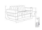 904 Divanitalia 3-Piece Sofa Set in Top-grain Italian Leather - Dark Grey - SKU 904- DARK GRAY 3PC (S/L/CH) - GROUP - view 16